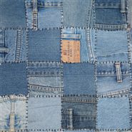 Tapete Jeans Patchwork