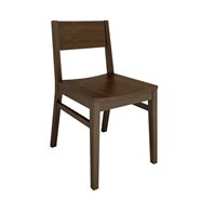 Cadeira Spazio - com assento de madeira