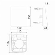 Acabamento Válvula Descarga 2550 C 210