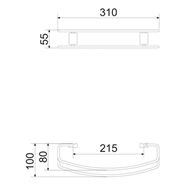 Toalheiro linear 2028 C 47