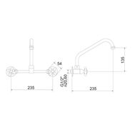 Misturador Parede 3007 C 21 BA