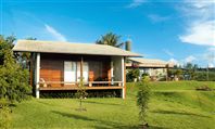 Chalé com terraço