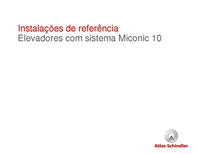 Elevadores com Sistema Miconic 10