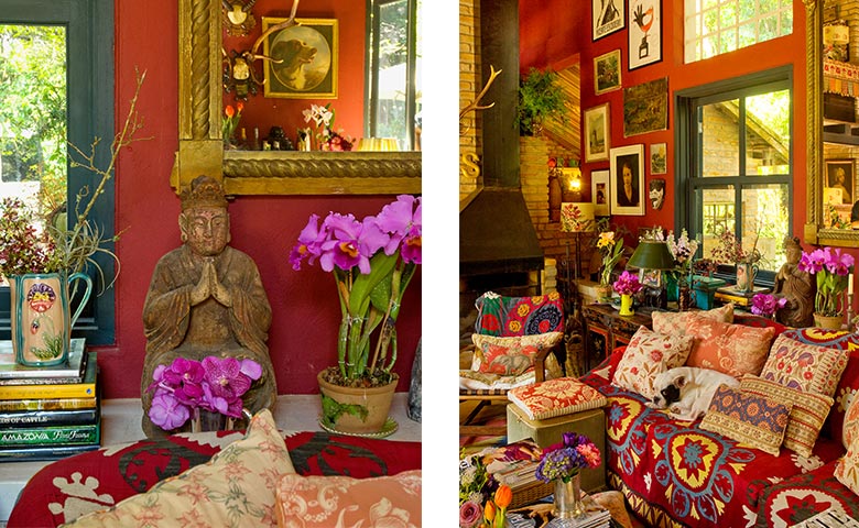 Estrela máxima do décor no Brasil, Sig Bergamin, menino do interior que rodou o mundo e trouxe um pouco de tudo na bagagem, é cosmopolita até na hora de desfilar seu country side