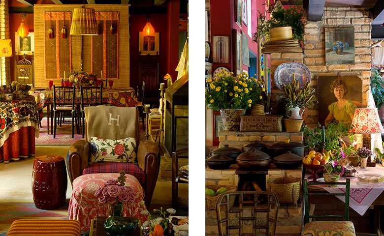 Estrela máxima do décor no Brasil, Sig Bergamin, menino do interior que rodou o mundo e trouxe um pouco de tudo na bagagem, é cosmopolita até na hora de desfilar seu country side