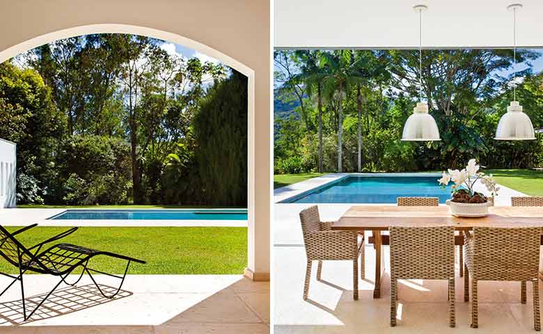A arquiteta carioca Sophia Galvão assina projeto bem equilibrado que mixa o estilo colonial e também flerta com o mood contemporâneo para a fazenda em Itapaiva, Rio de Janeiro
