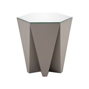 Mesa Lateral Star II - Espelho Prata