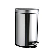 Lixeira Mini Round 6 litros Deluxe Aço Inox