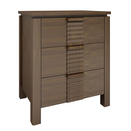 Mesa de cabeceira com 3 gavetas
