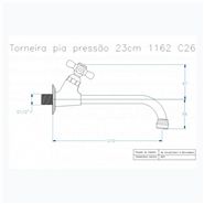 Torneira Pia 1162 C 26