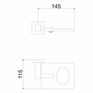 Saboneteira parede 2060 C 34