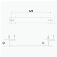 Toalheiro Linear 2033 C 210