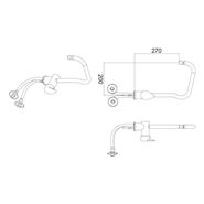 Monocomando Cozinha Balcão 7004 C 47 BA AA