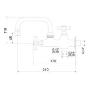 Torneira Bica com Adaptador Máquina 1175 C 23