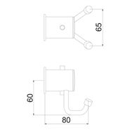 Cabide Duplo 407 C 40