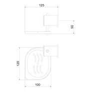 Saboneteira Metal Parede 304 C 40