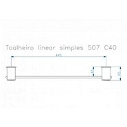 Toalheiro Linear 507 C 40