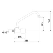 Torneira Bica Móvel 1165 C 40 BA