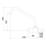 Torneira Bica Móvel 1165 C 42 BA