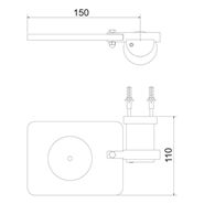 Saboneteira Parede 2060 C 50