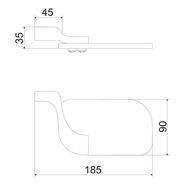 Saboneteira de parede 2060 C 240