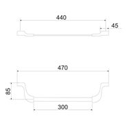 Toalheiro Linear 2030 C 240