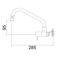 Misturador parede 3003 C78 BGA AA