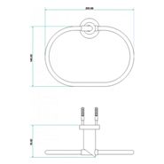Toalheiro Oval 2021 C 77