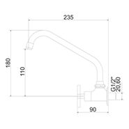 Torneira Bica Móvel 1165 C 28 BA