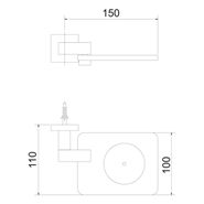 Saboneteira Parede 2060 C 215