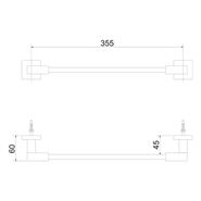 Toalheiro Linear 2037 C 215