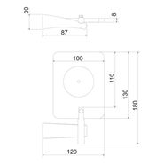 Saboneteira Parede 2060 C 300